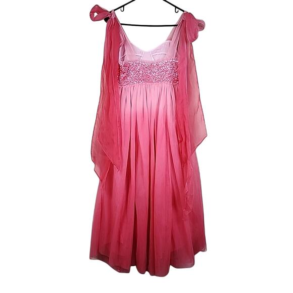 LoveShackFancy Romia Millennial Pink Ombre Hand Dye Size 0 Dress - Picture 12 of 14